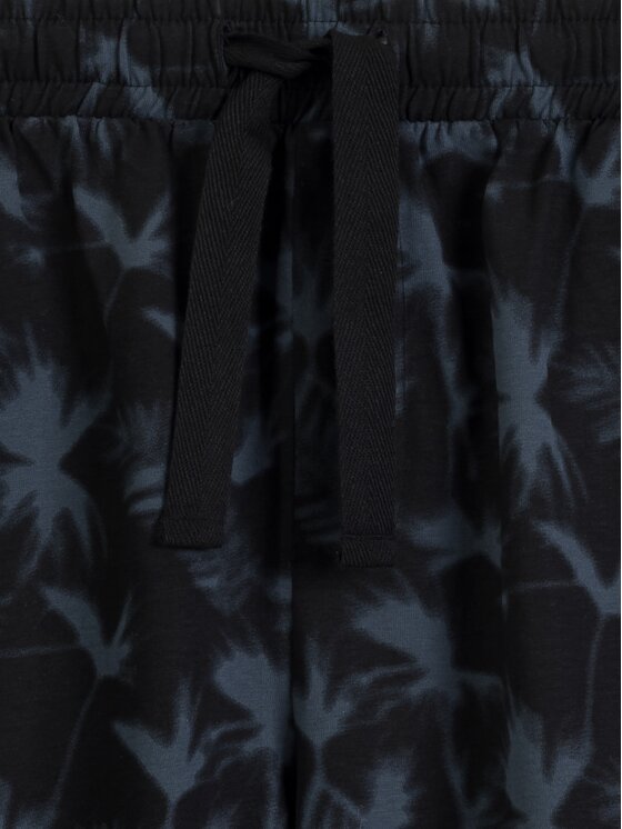 Atlantic Atlantic Piżama Palms Niebieski Regular Fit