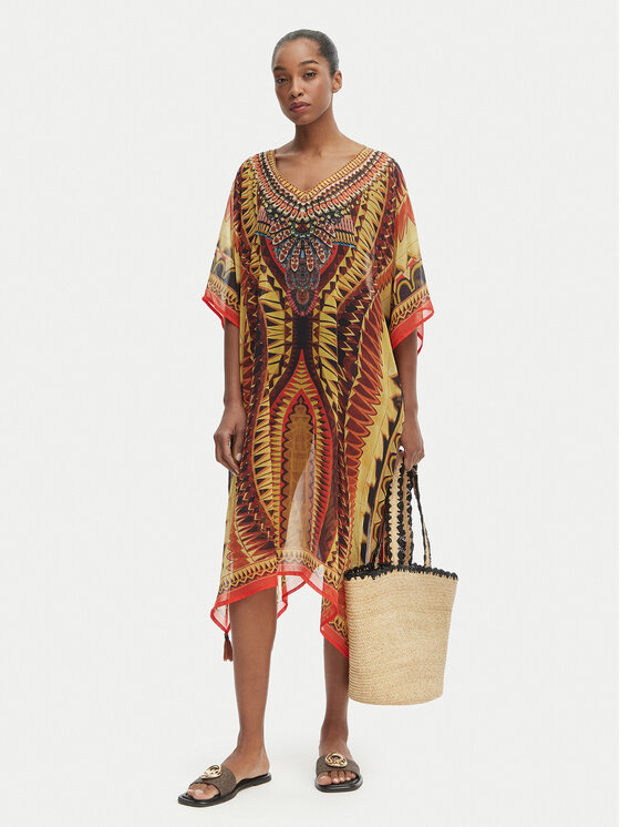 Iconique Iconique Пончо Fuego IC26-121 Цветен Relaxed Fit