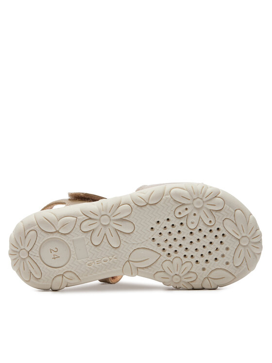 Geox Geox Sandały J Sandal Haiti Girl J028ZA 007NF C0208 M Złoty