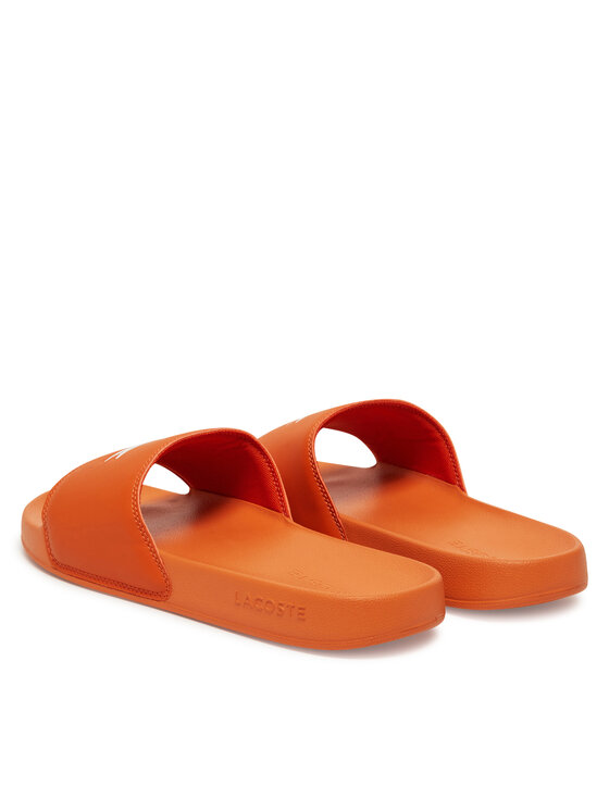 Lacoste Lacoste Natikače Serve Sliders 7-49CMA0041 Narančasta