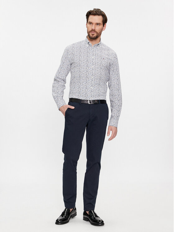 Tommy Hilfiger Tommy Hilfiger Košeľa MW0MW33827 Modrá Regular Fit