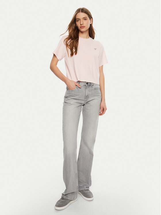 Guess Jeans Guess Jeans T-Shirt W4YI05 K8HM0 Rosa Regular Fit