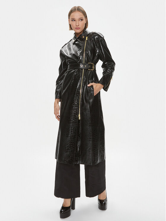 Pinko Trench Trigun 102163 A1AT Negru Regular Fit
