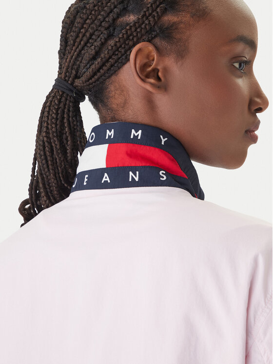 Tommy Jeans Tommy Jeans Bunda pro přechodné období Essential DW0DW20439 Růžová Regular Fit