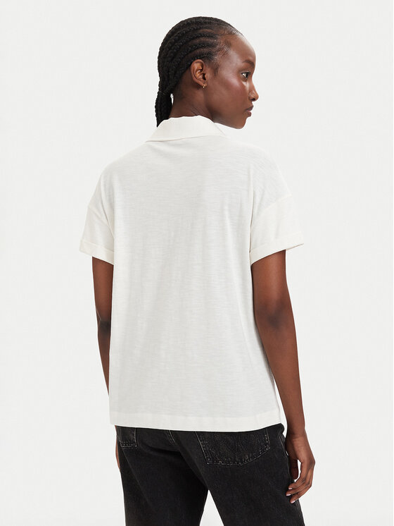 Liu Jo Sport Liu Jo Sport Polo särk TA6159 JS870 Kreemjas Regular Fit