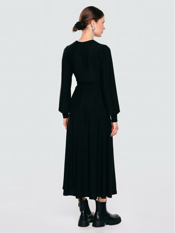 BIG STAR BIG STAR Sukienka codzienna DANIELA Czarny Tapered Fit