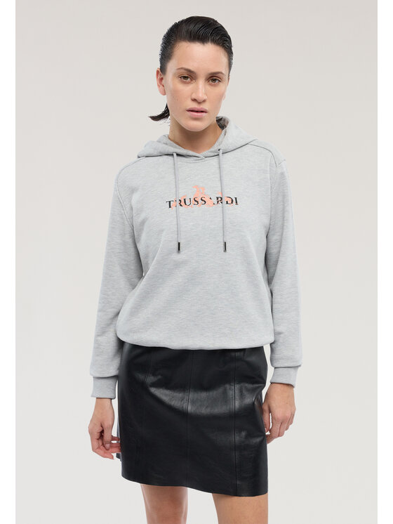 Trussardi Trussardi Felpa G8586500251N013 Grigio Regular Fit