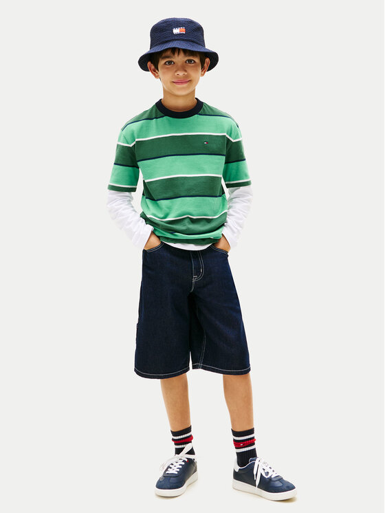 Tommy Hilfiger Tommy Hilfiger Póló KB0KB10298 Zöld Regular Fit