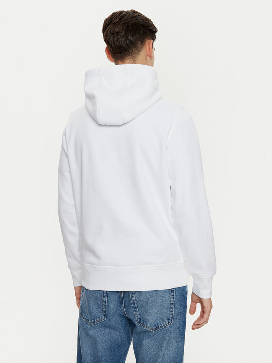 Calvin Klein Jeans Calvin Klein Jeans Felpa Minimal Logo J30J327076 Bianco Regular Fit