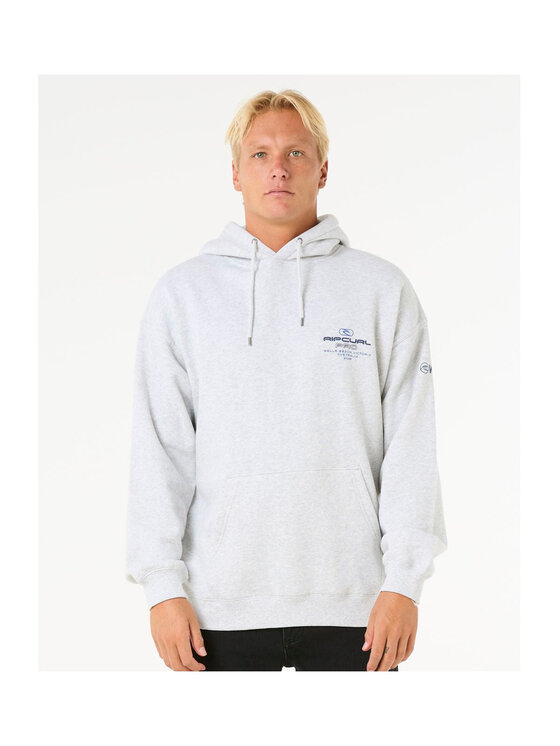 Rip Curl Rip Curl Bluza Rip Curl Pro 25 Event Hood Szary Relaxed Fit