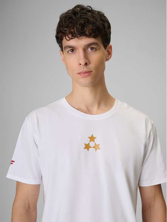 4F 4F T-Shirt TEAMWEAR Biały Regular Fit