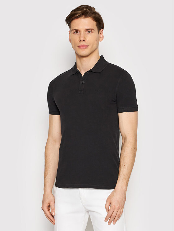 Boss Polo Majica Prime 50468576 Črna Slim Fit