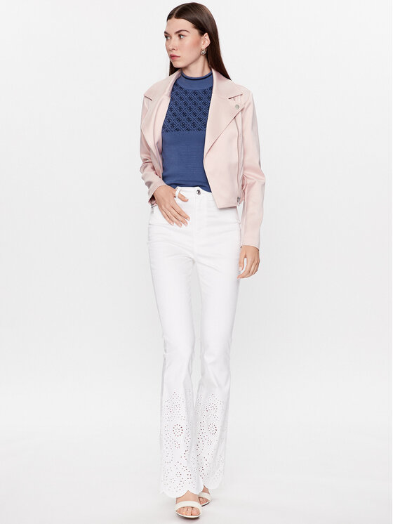 Guess Guess Sweater W3YR26 Z37K0 Sötétkék Slim Fit