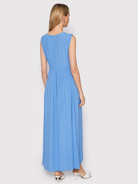United Colors Of Benetton United Colors Of Benetton Sukienka codzienna 43A0DV01N Niebieski Regular Fit