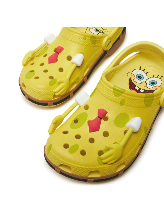 Crocs Crocs Klapki Spongebob Classic Clog 209824 Żółty