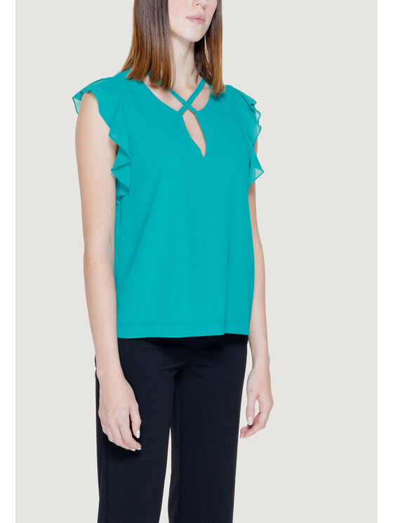 Rinascimento Rinascimento Μπλουζάκι CFC0118792003 Πράσινο Short Fit
