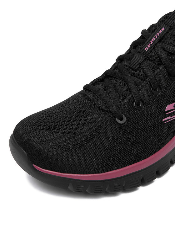 Skechers Skechers Tenisice C-GRACEFUL 12615 BKMV Crna