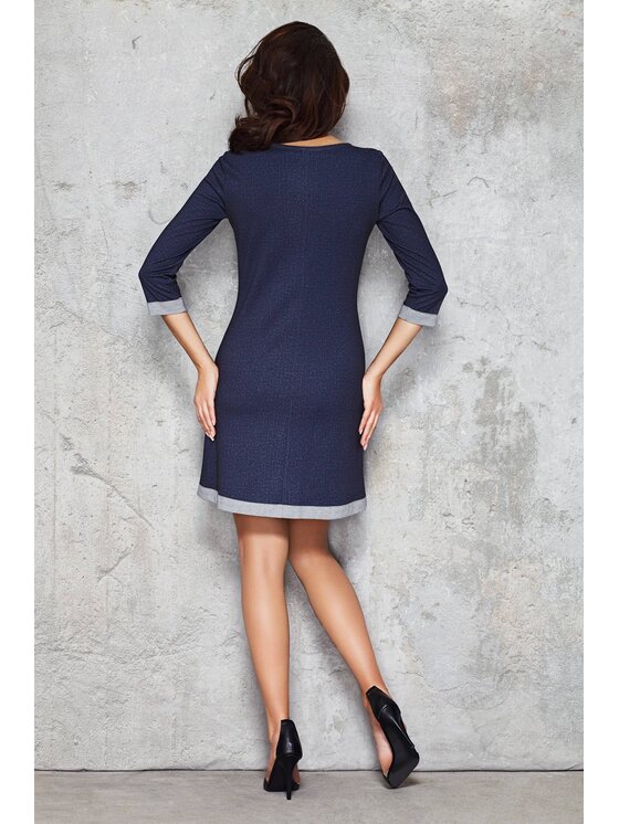 Infinite You Infinite You Vestito da giorno M039 Blu scuro Basic Fit