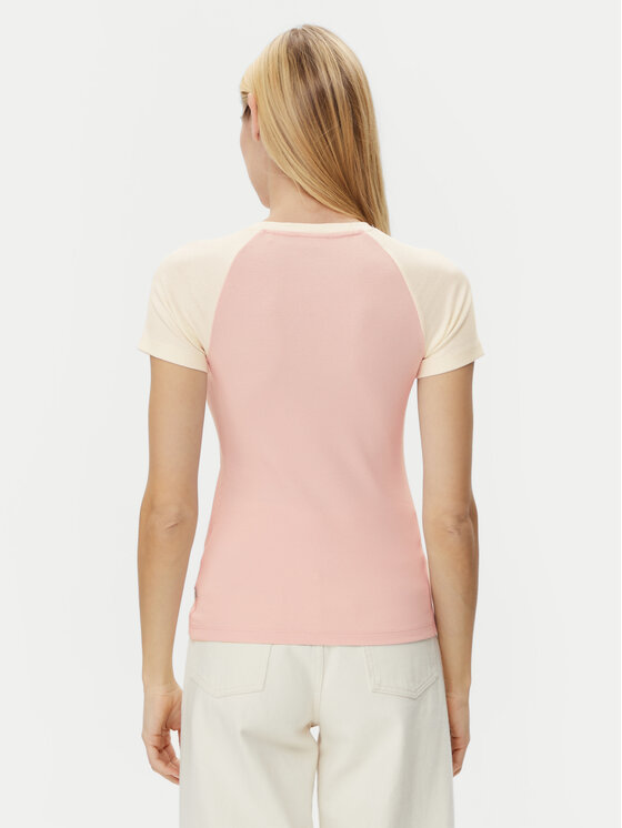 Guess Jeans Guess Jeans Тишърт W5GP61 KA0H1 Розов Regular Fit