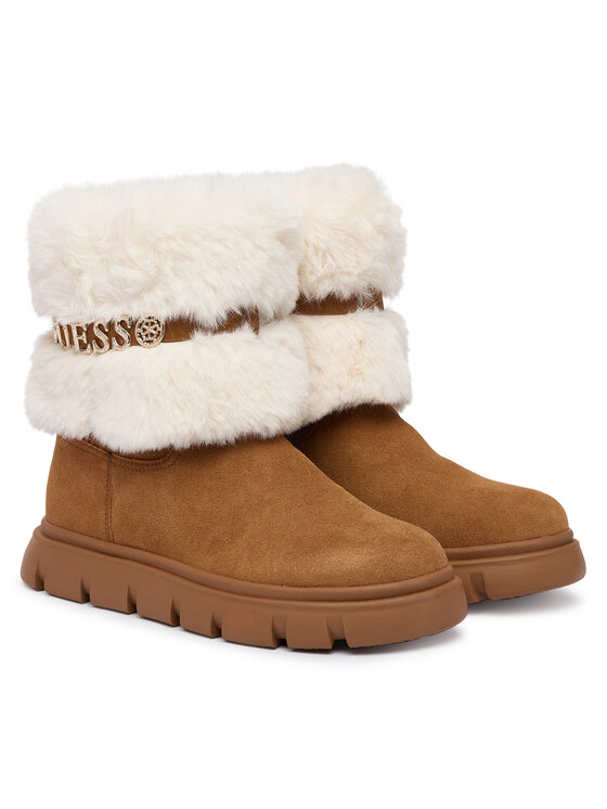 Guess Guess Śniegowce FLFMEL ELE10 Brązowy jasny