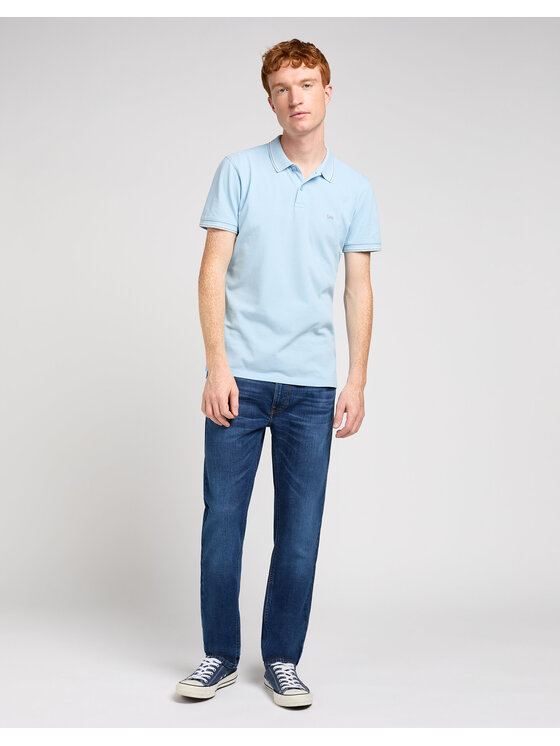 Lee Lee Pantaloni di tessuto DAREN ZIP FLY Blu Straight Leg