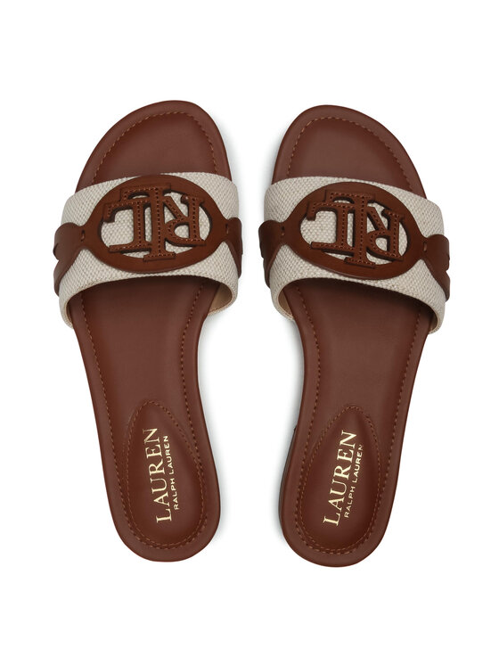 LAUREN RALPH LAUREN LAUREN RALPH LAUREN Klapki Alegra 802826823001 Beżowy