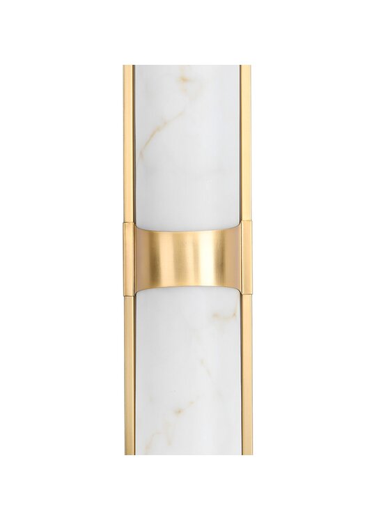 MIAhome MIAhome Lampa ścienna MURO LED biały marmur 66 cm Biały