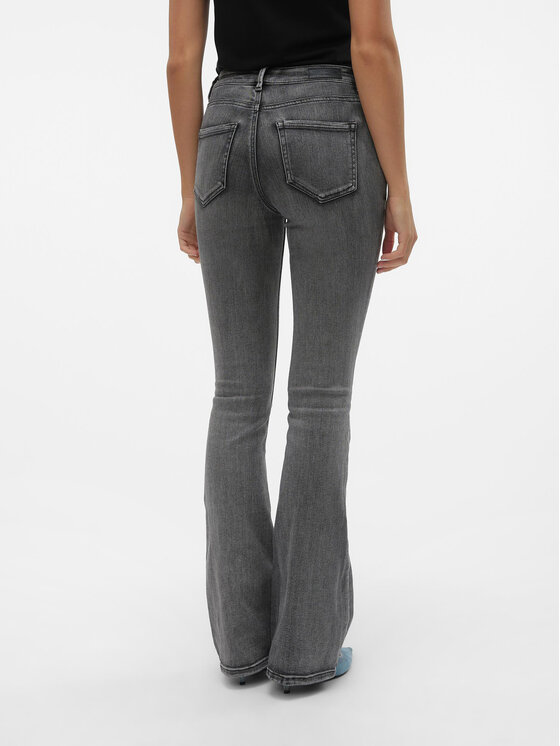 Vero Moda Vero Moda Traperice Flash 10303196 Siva Flared Fit