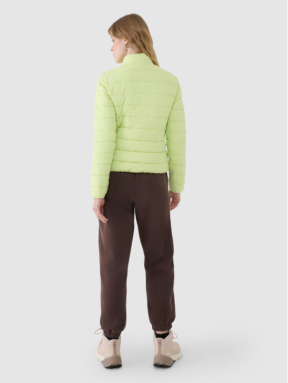 4F 4F Kurtka puchowa BASIC+ Zielony Slim Fit