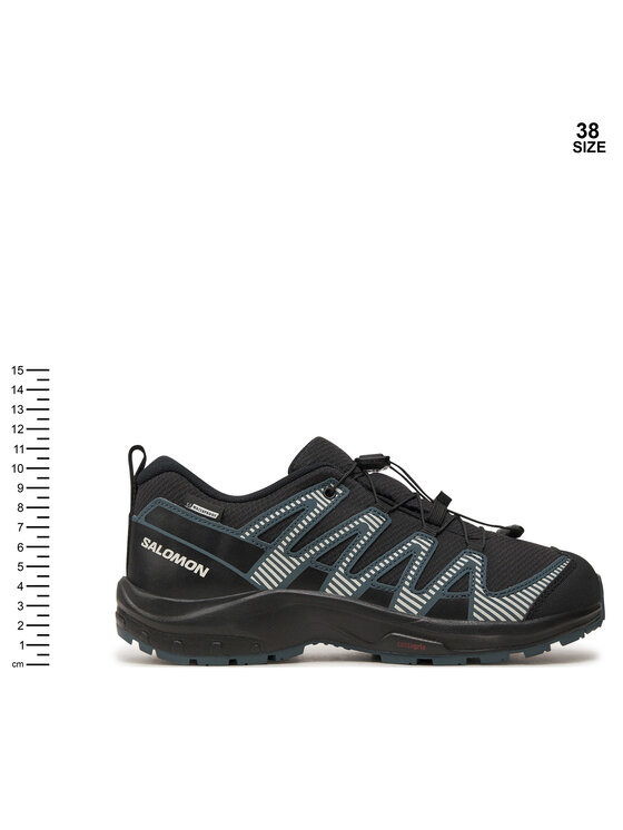 Salomon Salomon Pārgājienu apavi Xa Pro V8 Waterproof L47568000 Melns