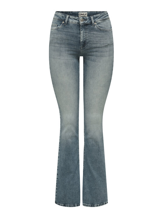ONLY ONLY Jeans hlače Blush 15353693 Modra Flare Fit