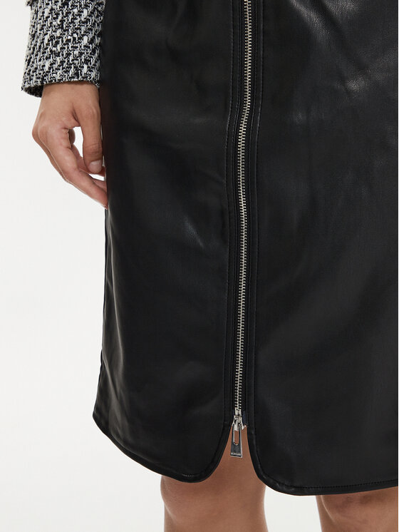 Morgan Morgan Gonna in similpelle 241-JSUKO Nero Straight Fit
