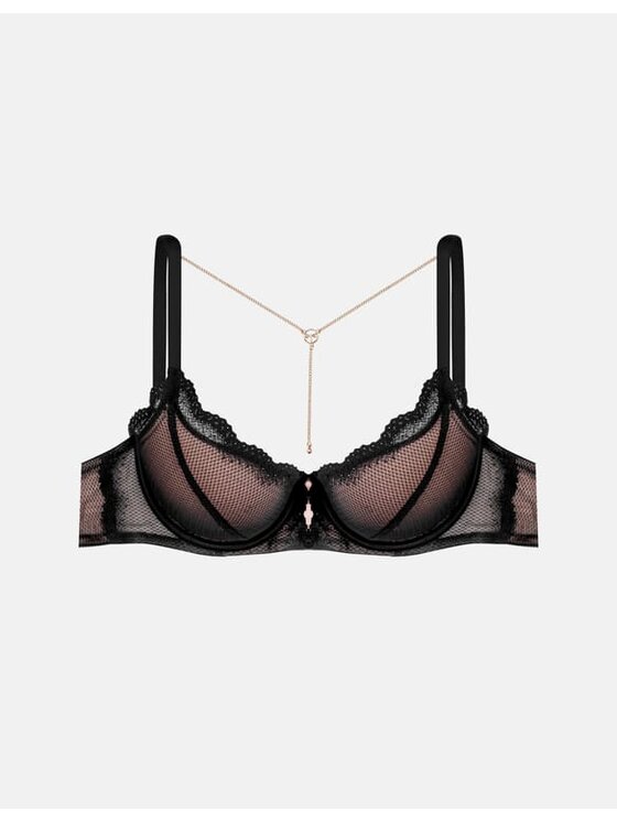 Esotiq Esotiq Biustonosz push-up 41380 Czarny