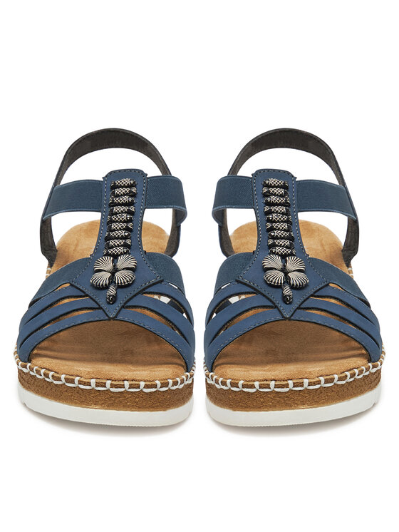 Rieker Rieker Sandalen V1206-14 Dunkelblau