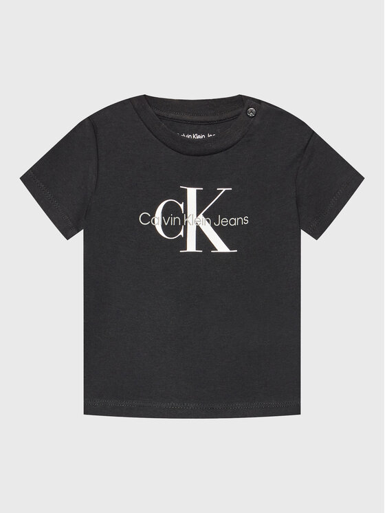 Calvin Klein Jeans T-Shirt - Kinderkleidung, Größe 56 Schwarz Monogram IN0IN00001