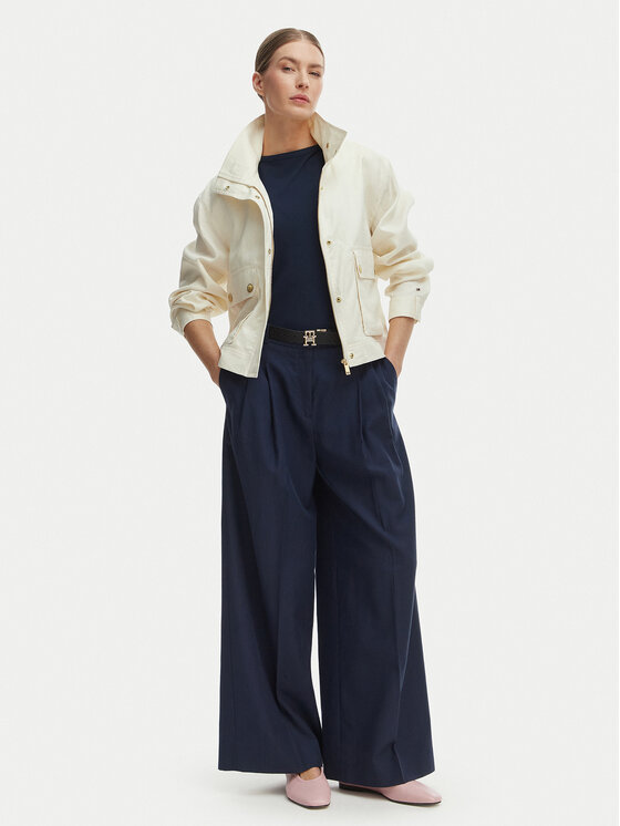 Tommy Hilfiger Tommy Hilfiger Kevad-sügis jope WW0WW48616 Beež Relaxed Fit