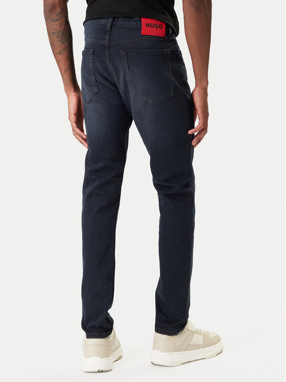HUGO HUGO Džínsy 50555175 Tmavomodrá Extra Slim Fit
