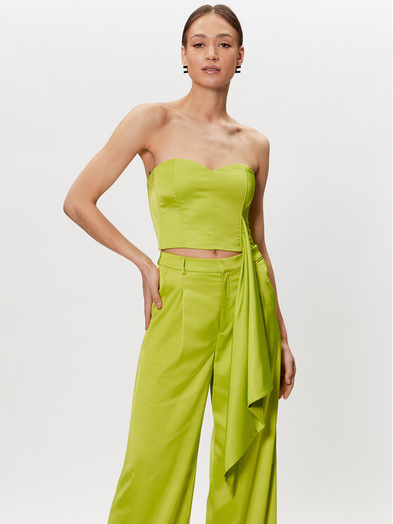 Gestuz Gestuz Top Nilia 10907012 Verde Slim Fit