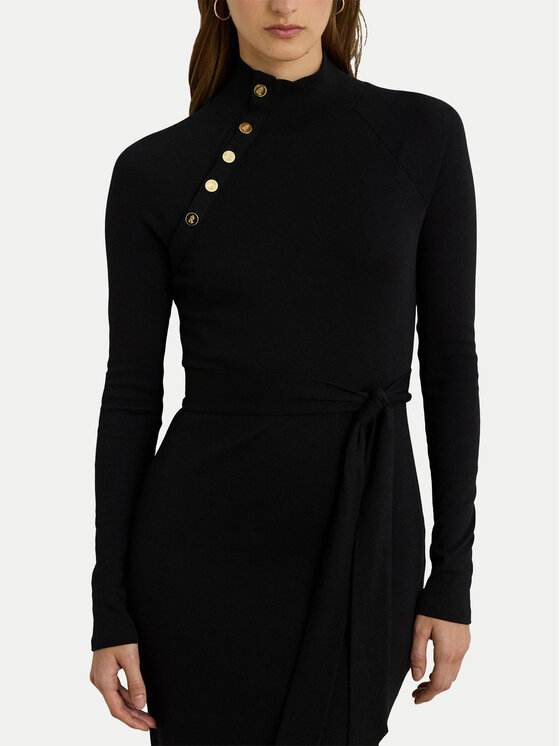 LAUREN RALPH LAUREN LAUREN RALPH LAUREN Trikotažinė suknelė 200980036001 Juoda Slim Fit