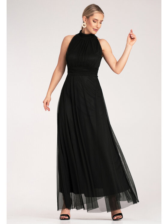 FIGL FIGL Abito da sera M1173 Nero Flared Fit
