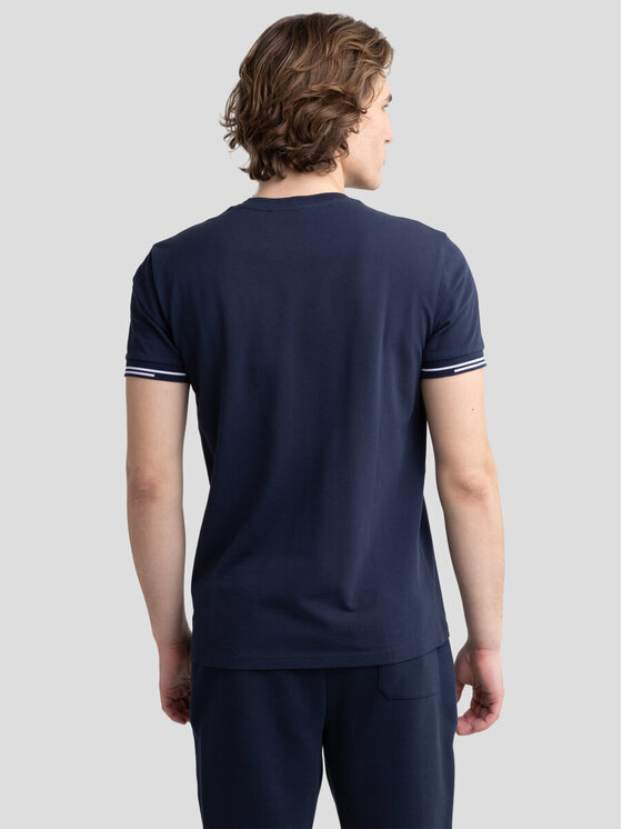 BIG STAR BIG STAR T-Shirt WLADER_403_150 Granatowy Basic Fit