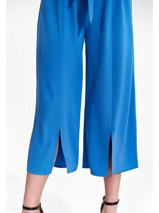 FIGL FIGL Dámske nohavice M860 Modrá Regular Fit