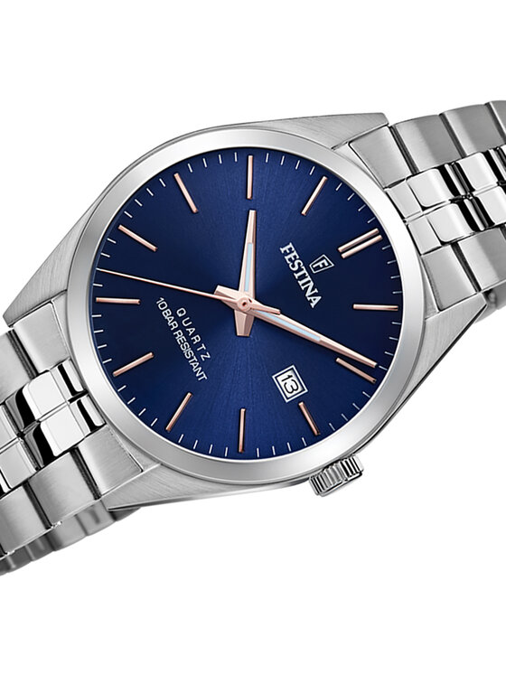 Festina Festina Zegarek F20437-B Srebrny