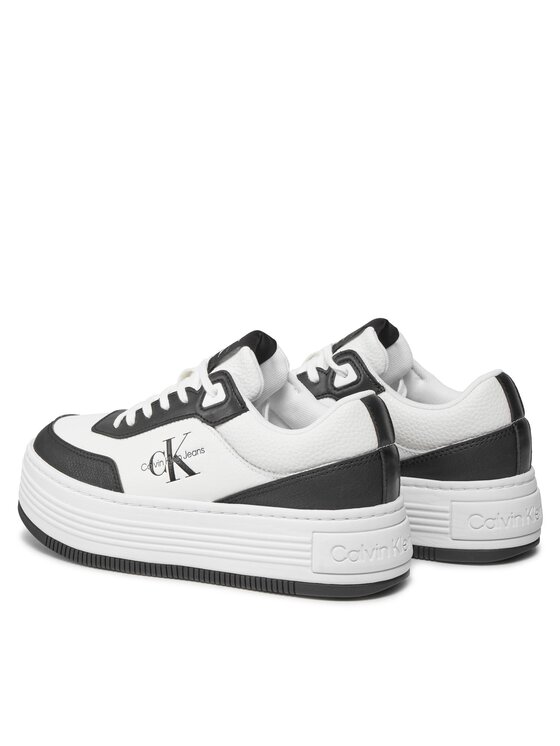 Calvin Klein Jeans Calvin Klein Jeans Tenisice Bold Flatf Low Lace Mix Ml Fad YW0YW01316 Crna