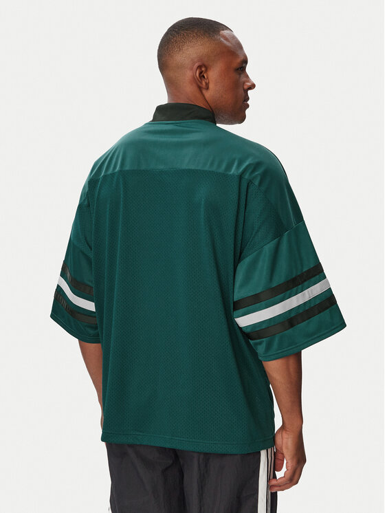 adidas adidas T-Shirt Adicolor KR1401 Zielony Loose Fit