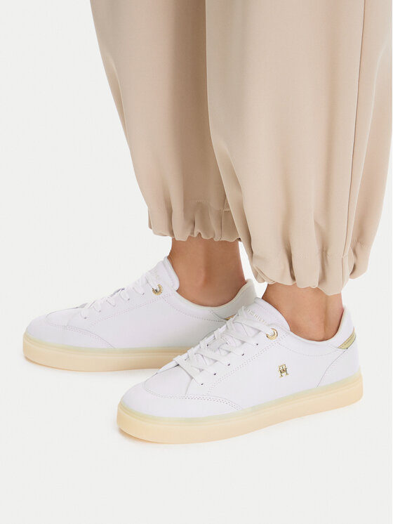Tommy Hilfiger Tommy Hilfiger Sneakersy Chic Elevated FW0FW09400 Biały