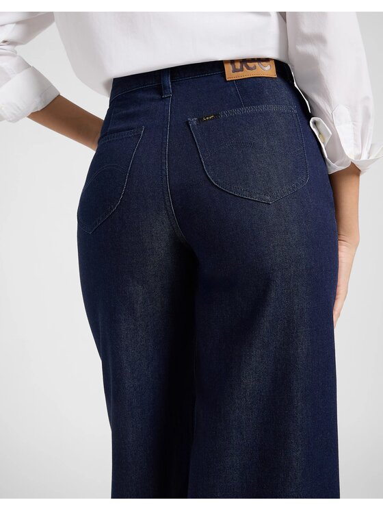 Lee Lee Jeansy STELLA Niebieski Loose Fit