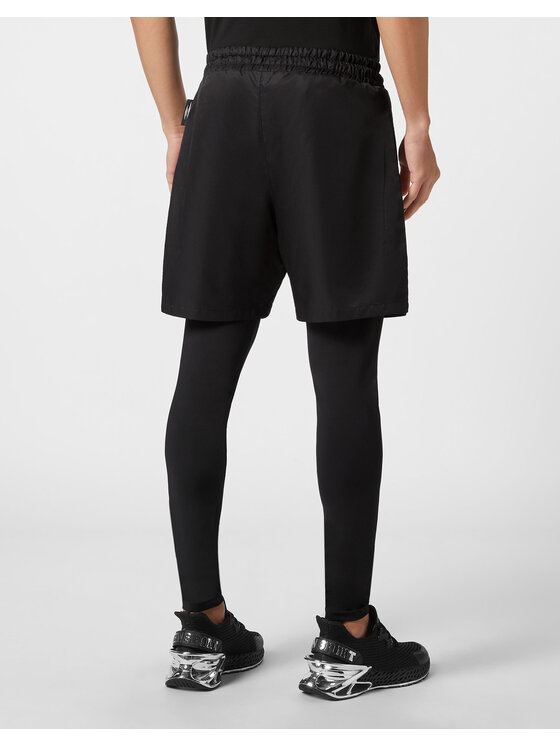 Plein Sport Plein Sport Legginsy 3483 Czarny Active Fit