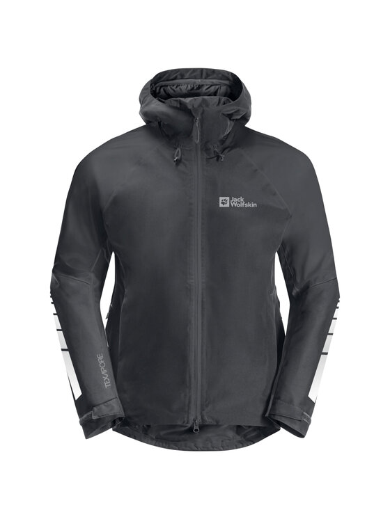 Jack Wolfskin Jack Wolfskin Kurtka przejściowa Morobbia 2l Jkt M Czarny Regular Fit