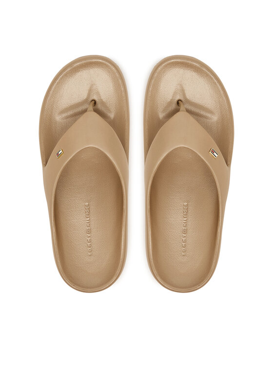 Tommy Hilfiger Tommy Hilfiger Čības uz pirksta Pearlized FW0FW09201 Bēšs